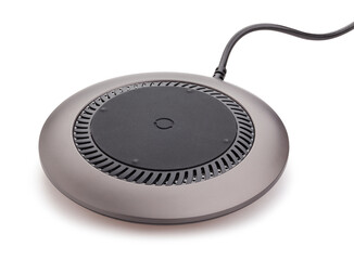 wireless charger path isolated on white