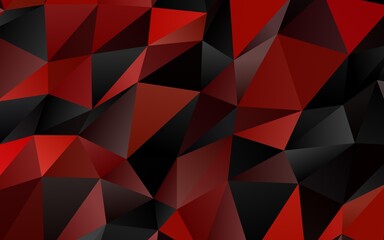 Fototapeta premium Light Orange vector abstract mosaic pattern.