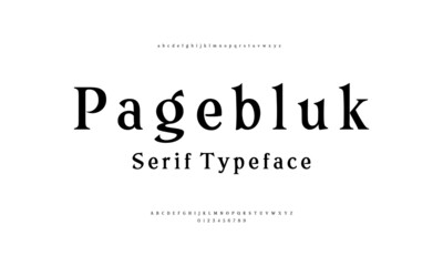 Covid-19 typeface. Classic uppercase set a to z. Serif typeface. Vector illustration of typography alphabet.