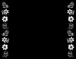 植物模様のパターン