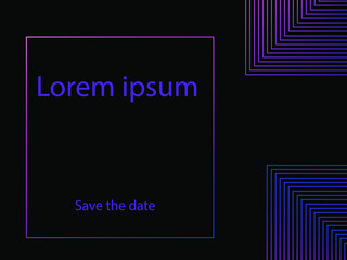 abstract blue and purple background with rectangles and lines