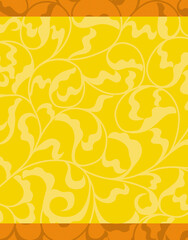 植物模様のパターン