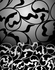 植物模様のパターン