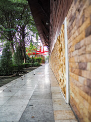 Bangkok, Thailand, Saturday 17 October 2020, Wat Sai, Mai,Tourist attractions in thailand, thai temple