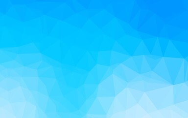 Obraz premium Light BLUE vector polygon abstract backdrop.