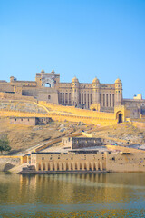 Amber Palace, The famous tourist attraction in Jaipur in Rajasthan, India.