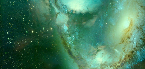 Fototapeta na wymiar Spiral galaxy. Deep cosmos. Outer space. Elements of this image furnished by NASA