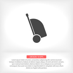Bag  vector icon , lorem ipsum Flat design