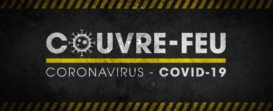 Couvre-feu dans les grandes métropoles de France - pandémie du coronavirus covid19 - déplacement interdit de 21h à 6h