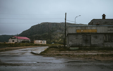 Teriberka Murmansk region north dark mood