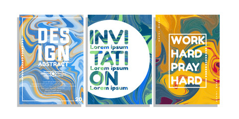 liquid cover abstrac background full color cool coverdesign