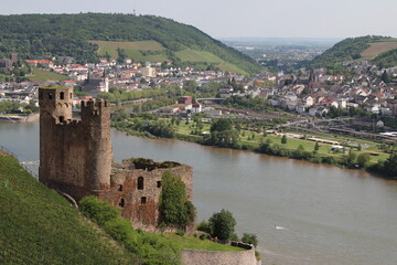 Fototapeta na wymiar Tourismus Rüdesheim am Rhein