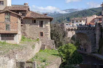 Fototapeta na wymiar Potes, Asturias, España.