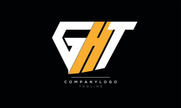 Outstanding professional elegant GHT or GH initial based Alphabet icon logo