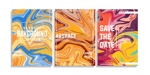 liquid cover abstrac background full color cool coverdesign