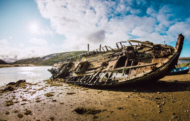 boat on the beach
