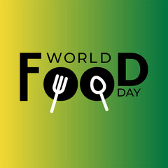 World Food Day illustration vector is suitable for social media, banner , poster , Flier and related with food