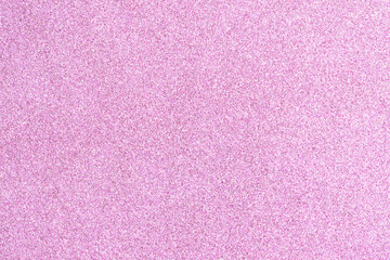 Pink glitter. Shiny pink background. Pink glitter paper. Festive background, abstraction.