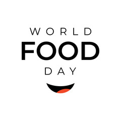 World Food Day illustration vector is suitable for social media, banner , poster , Flier and related with food