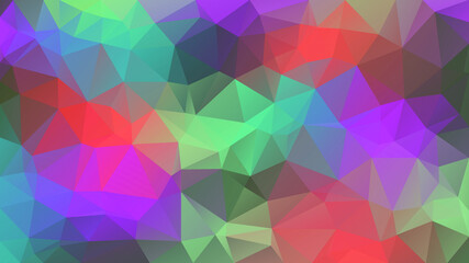 Obraz premium Vector abstract low poly background with different color