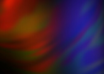 Dark Blue, Red vector abstract blurred pattern.