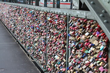 Liebesschlösser Hohenzollern Brücke Köln