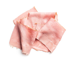 Sliced beef ham.