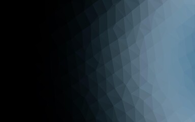 Dark BLUE vector low poly layout.