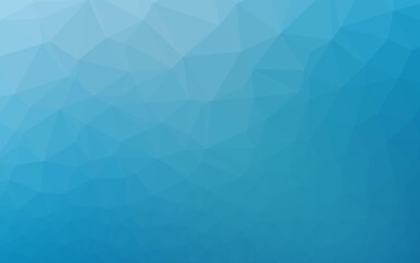 Light BLUE vector polygonal template.