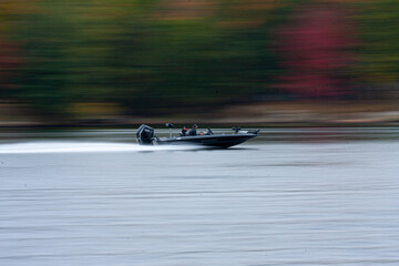 Fototapeta na wymiar Speeding Boat