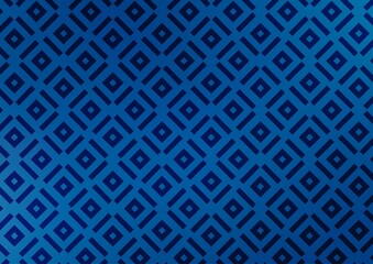 Dark BLUE vector pattern with lines, rectangles.
