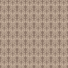 Seamless floral ornamental pattern