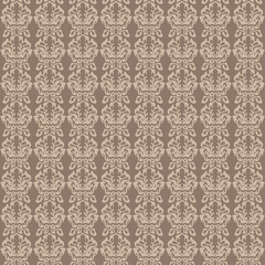 Seamless floral ornamental pattern