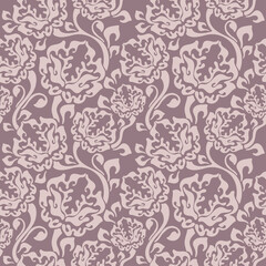 Seamless floral ornamental pattern