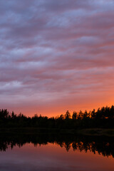 beautiful mountain lake