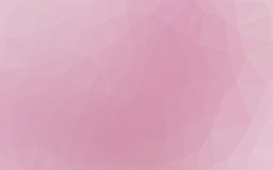 Light Pink vector low poly cover.