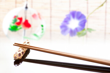箸と箸置き