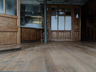Empty cafe or restaurant needing renovation