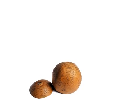 Huacal of tree morro on white background, made in Guatemala