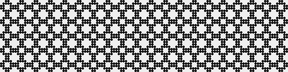 Abstract Cross Pattern Dots Logo generative computational art illustration