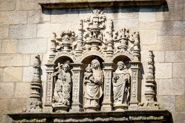 Cathedral of the city of Pontevedra in Galicia