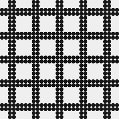 Abstract Cross Pattern Dots Logo generative computational art illustration