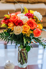 Decoración de interiores con hermosos colores primaverales