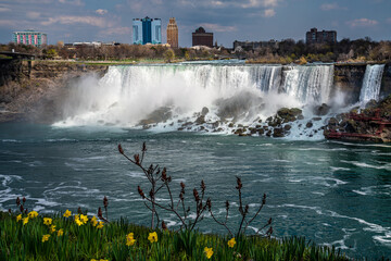 Niagara Falls US Falls view from Canada
