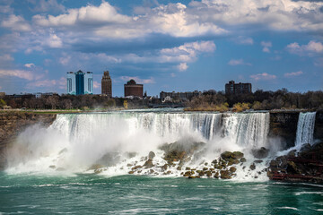 Niagara Falls US view from Canada