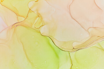 Fluid Art . Abstract colorful background, wallpaper. Mixing acrylic paints. Modern art. Marble texture. Alcohol ink colors  translucent
