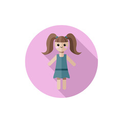 Flat design Doll