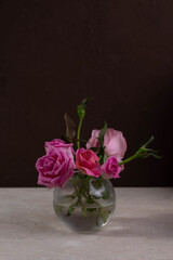 Classic still life with roses