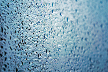 Raindrops on the windowpane, Rio de Janeiro, Brazil 