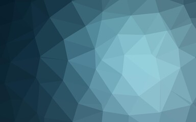 Light BLUE vector polygonal background.
